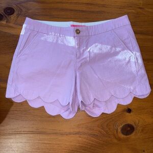 Lilly Pulitzer Buttercup Stretch Shorts Lilac Freesia